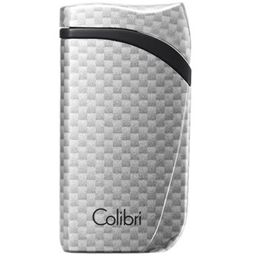 COLIBRI - FALCON CARBON FIBER SILVER სანთებელა