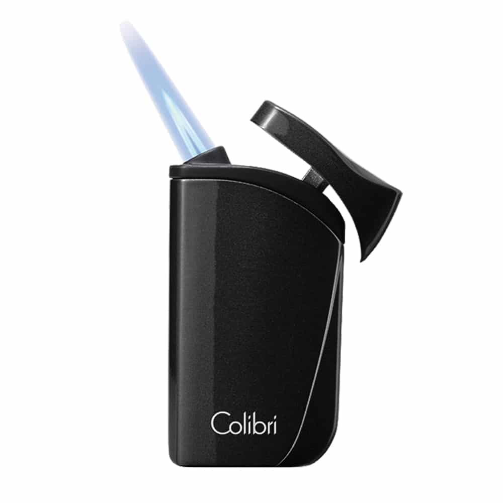 COLIBRI - FALCON METALLIC BLACK სანთებელა