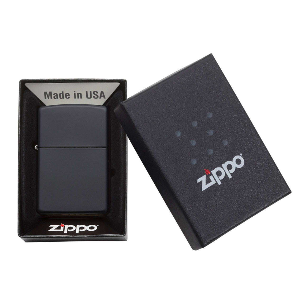 ZIPPO - Black Matte სანთებელა