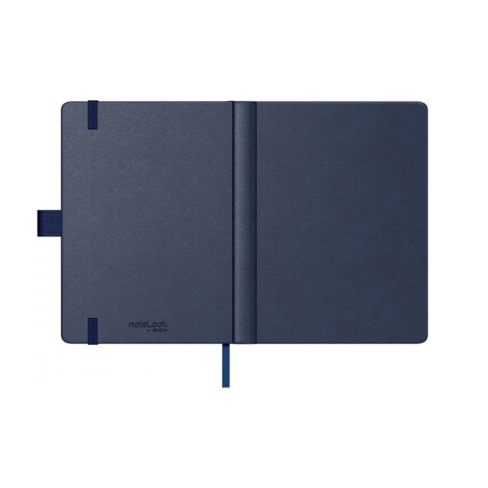 SCRIKSS - A6 Plastered Thick Cover Notebook Navy Blue ბლოკნოტი