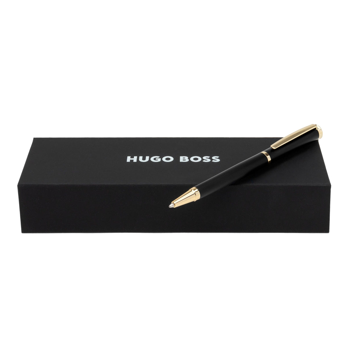 HUGO BOSS - Sophisticated Matte Black ბურთულიანი კალამი