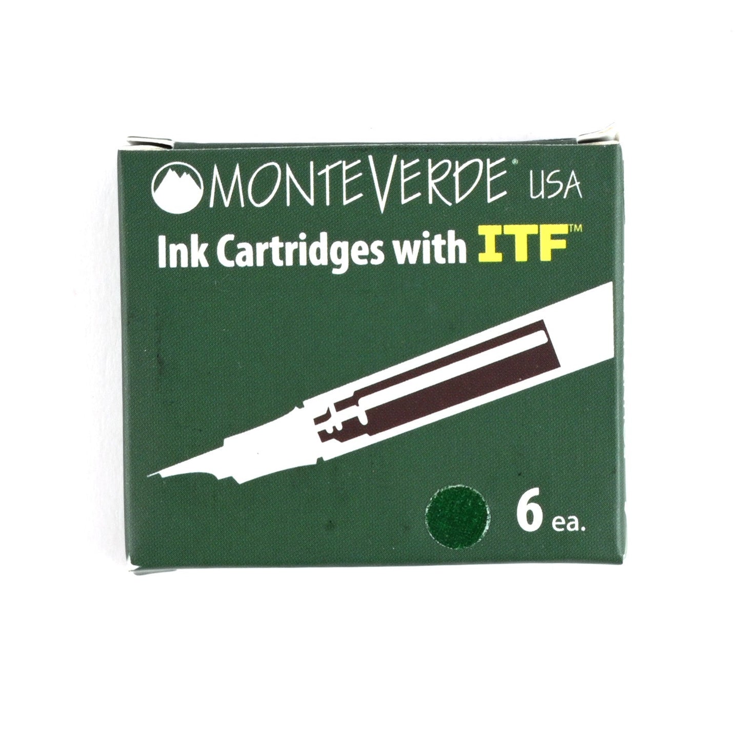 Monteverde USA - Green მელნის კარტრიჯი