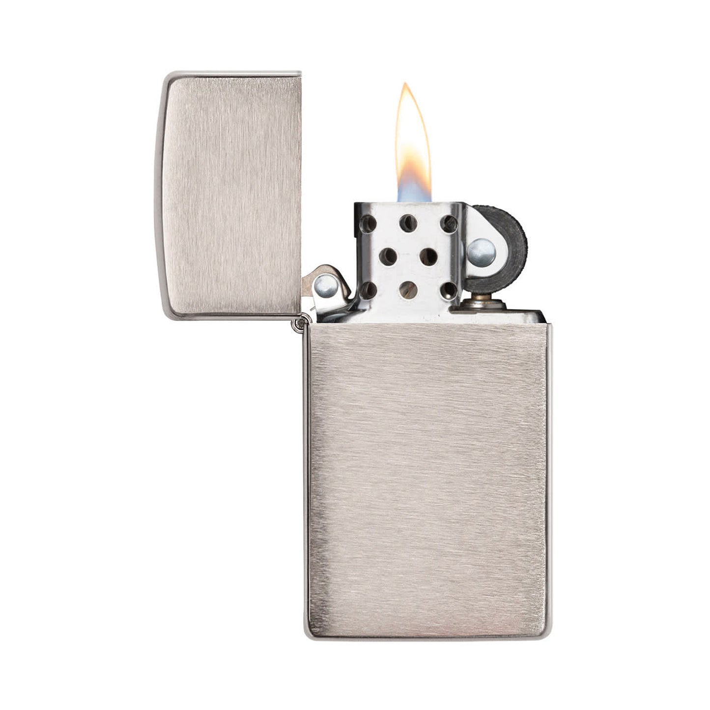 ZIPPO - Slim Brushed Chrome სანთებელა