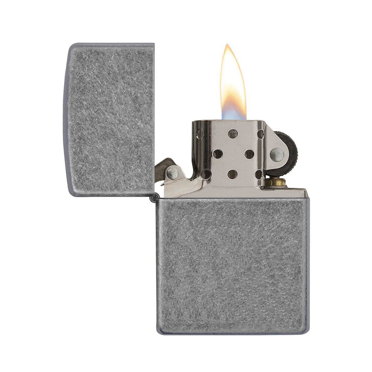 ZIPPO - Antique Silver Plate სანთებელა