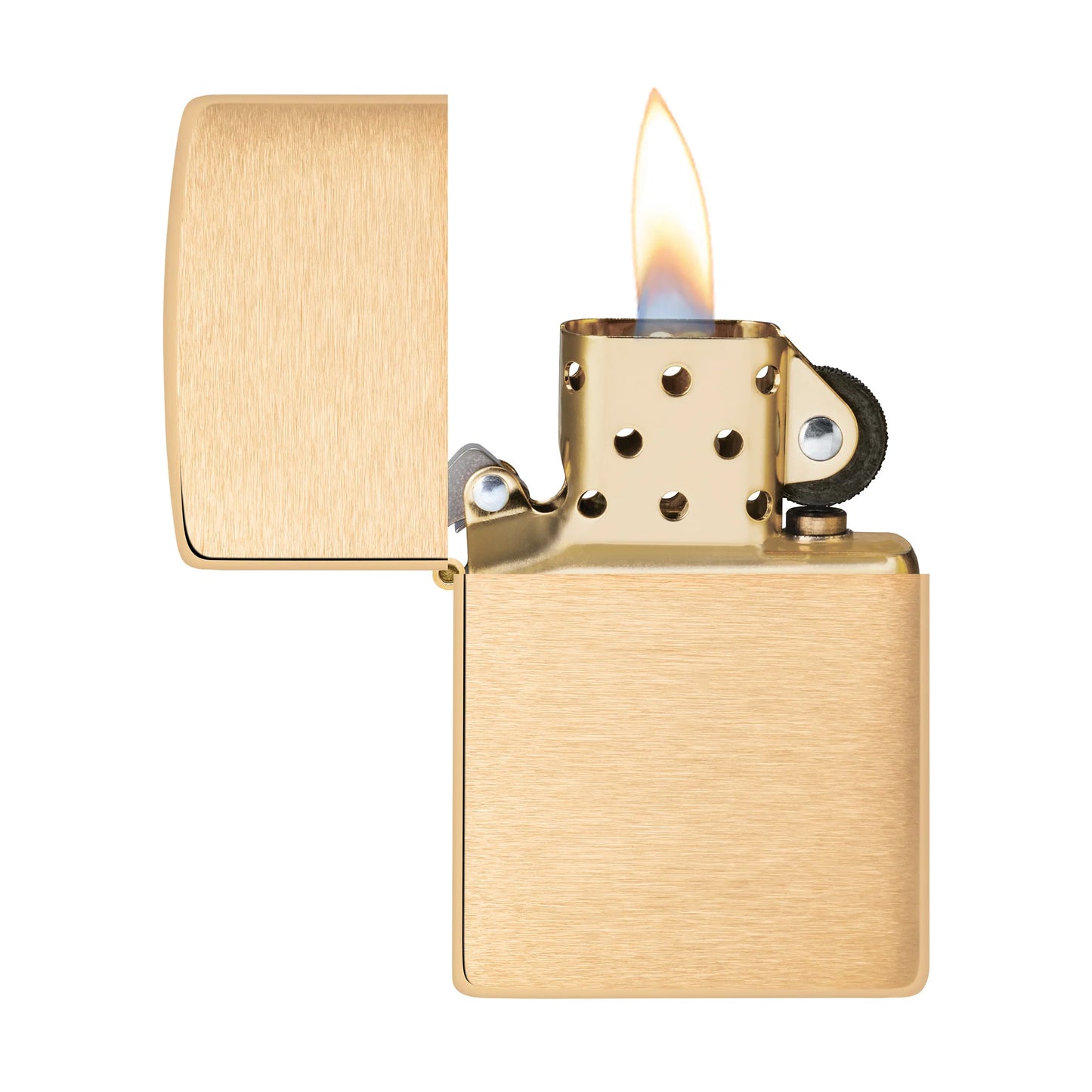 ZIPPO - Brushed Brass სანთებელა