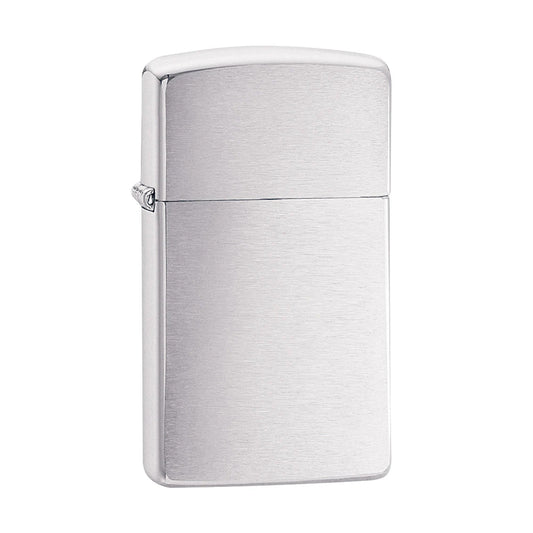 ZIPPO - Slim Brushed Chrome სანთებელა