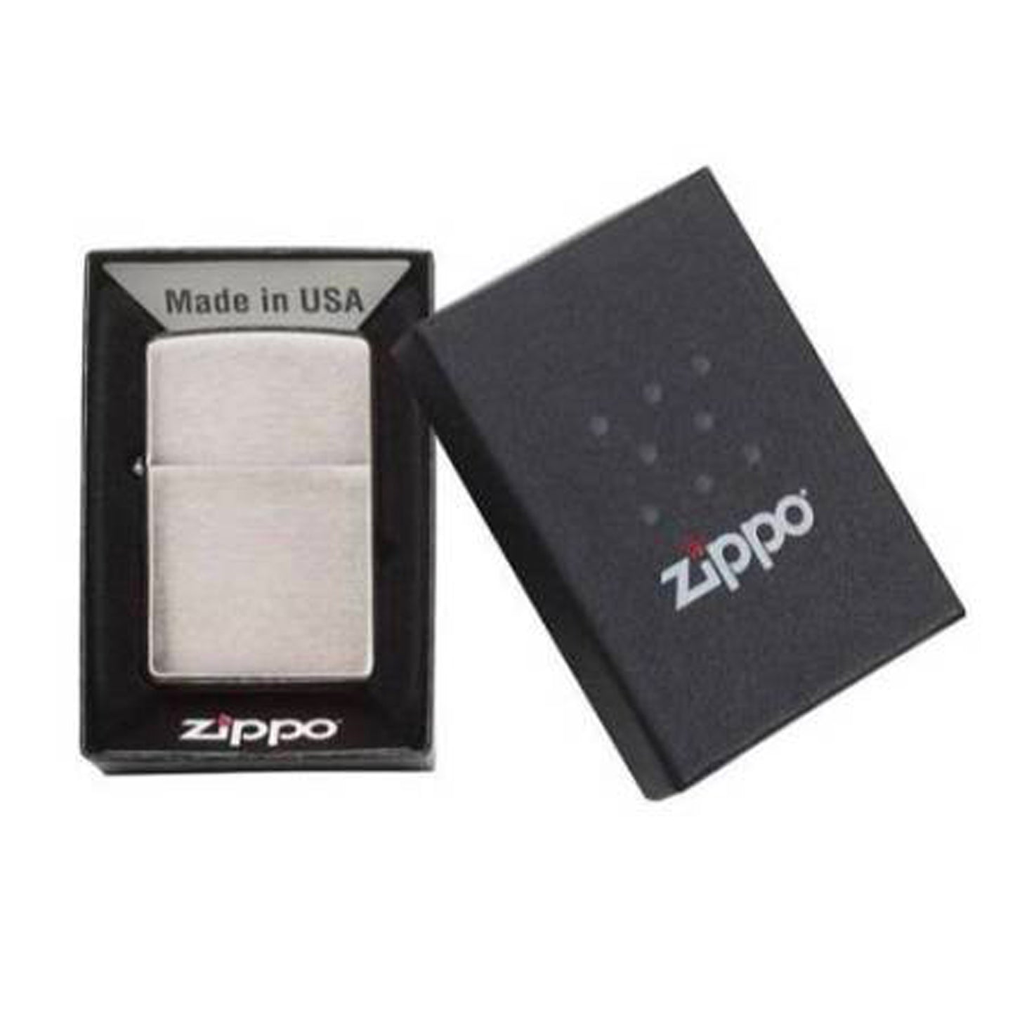 ZIPPO - Brushed Chrome სანთებელა