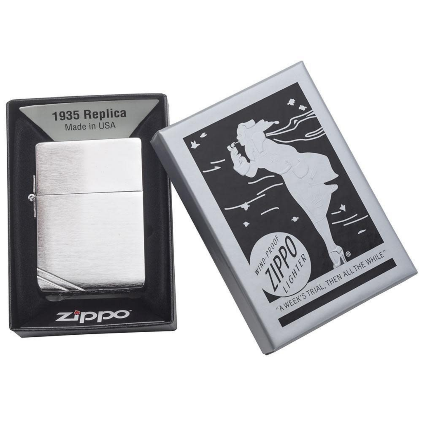 ZIPPO - 1935 Replica Original სანთებელა
