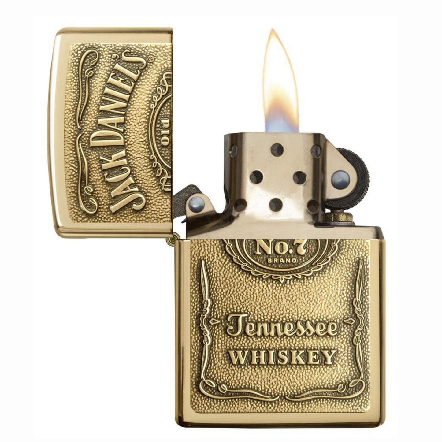ZIPPO - Jack Daniels Brass სანთებელა