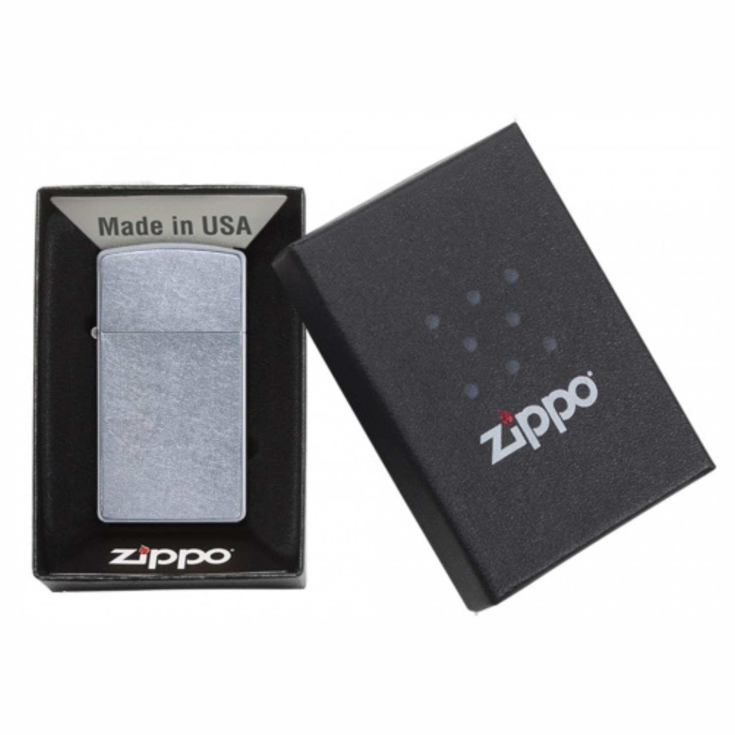 ZIPPO - 1607 Street Chrm Slm სანთებელა