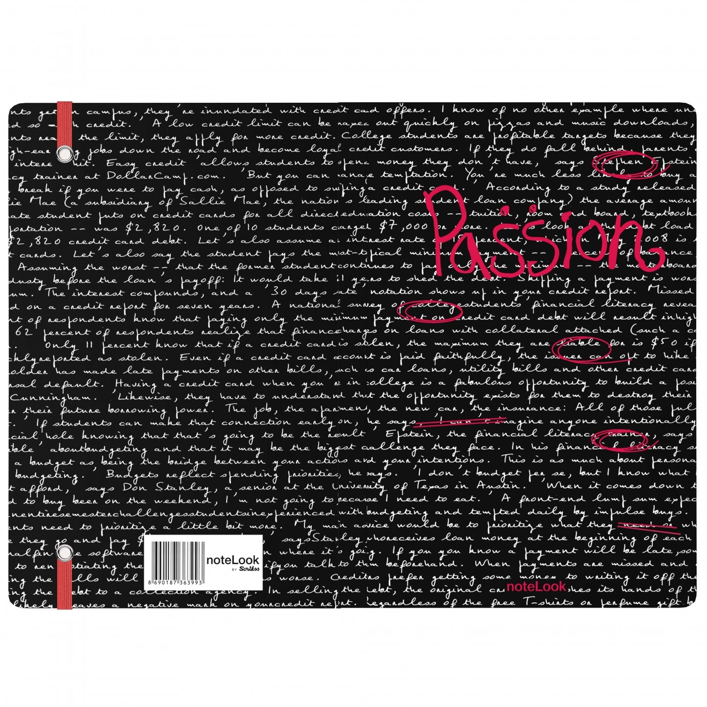 SCRIKSS - A5 Dream & Passion Lined ბლოკნოტი