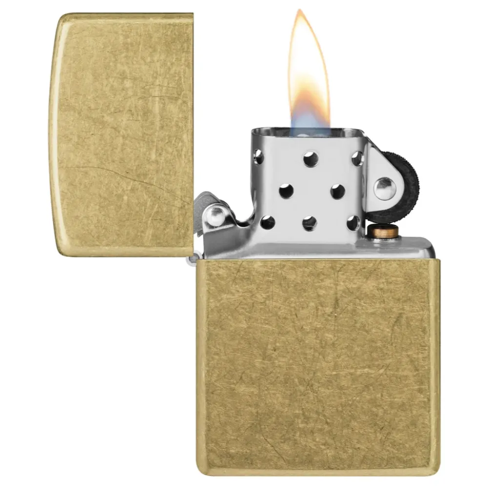 ZIPPO -  Classic Street Brass სანთებელა