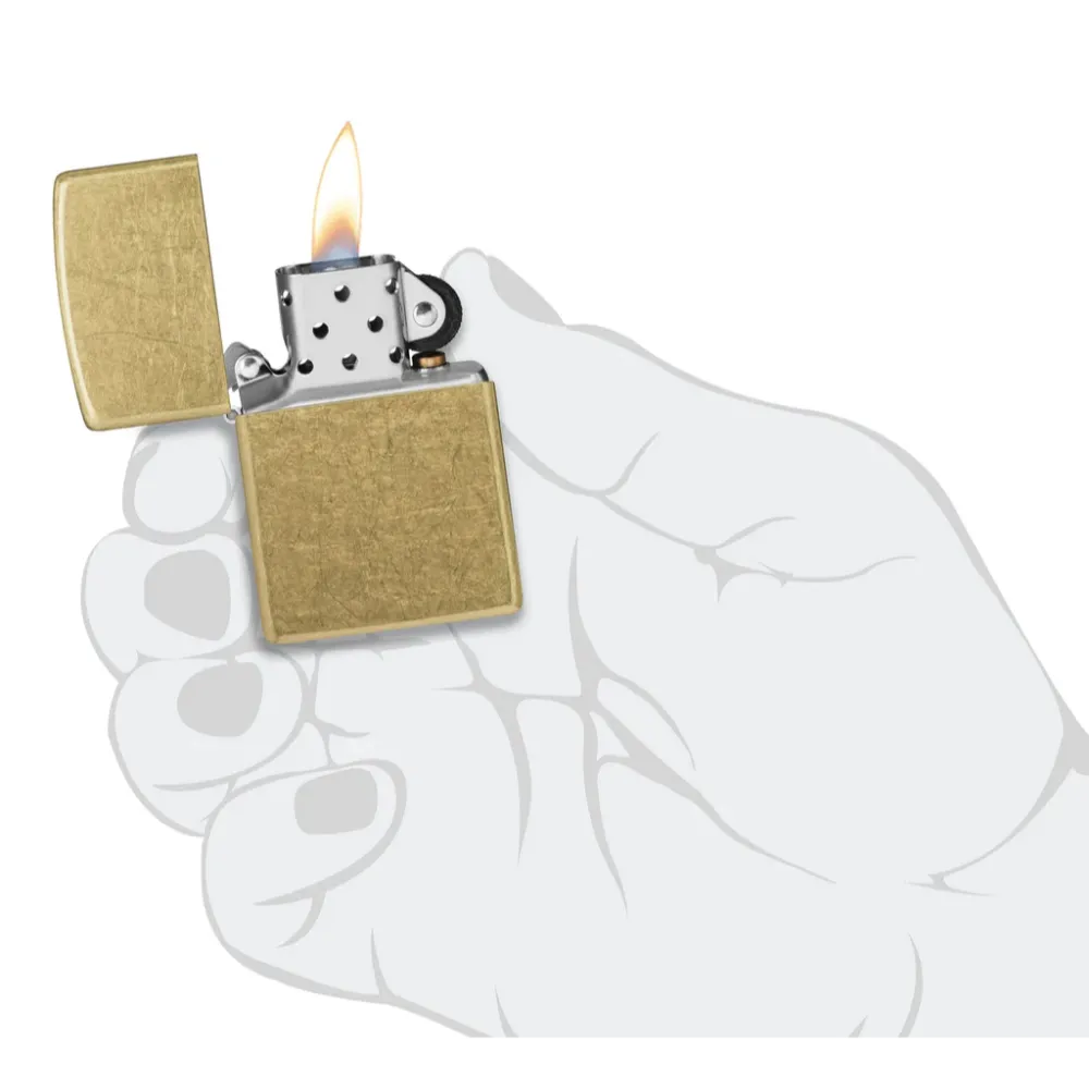 ZIPPO -  Classic Street Brass სანთებელა