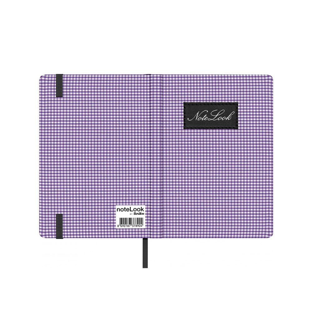 SCRIKSS - A6 Cotton Purple Lined ბლოკნოტი