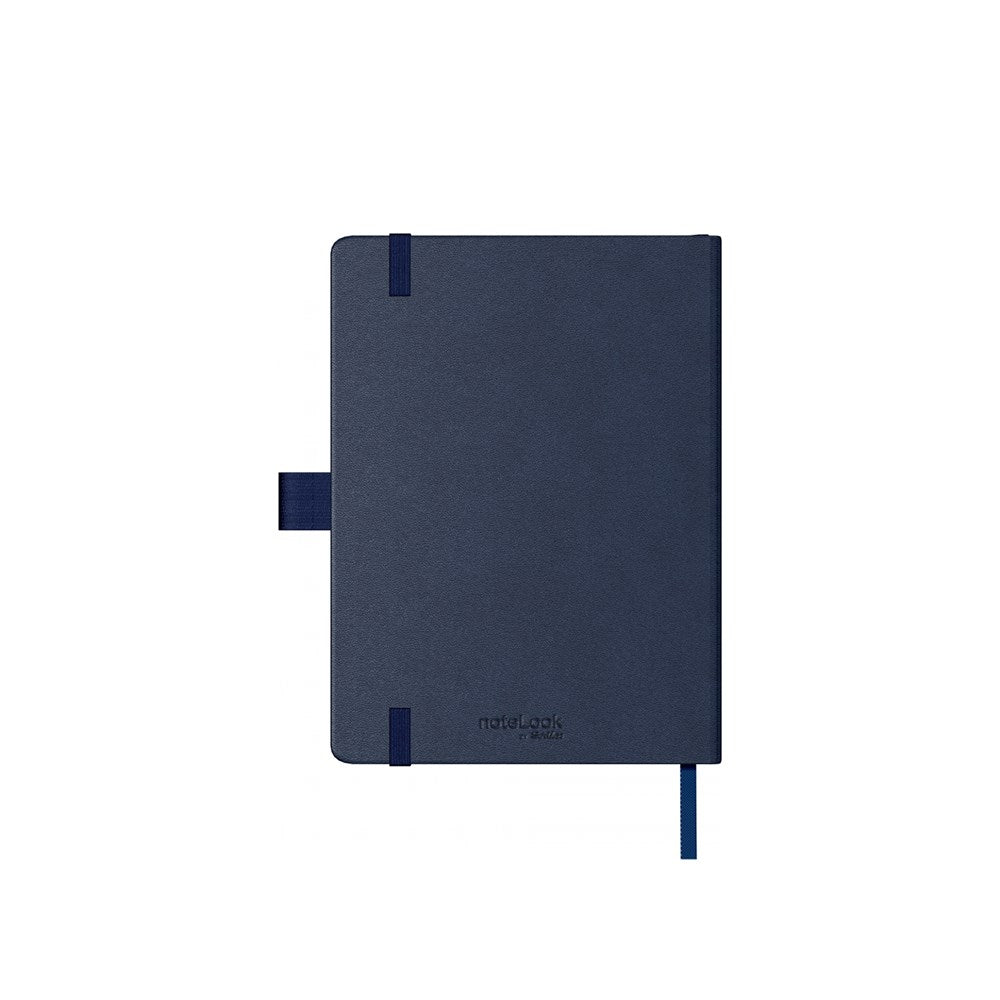 SCRIKSS - A6 Plastered Thick Cover Notebook Navy Blue ბლოკნოტი