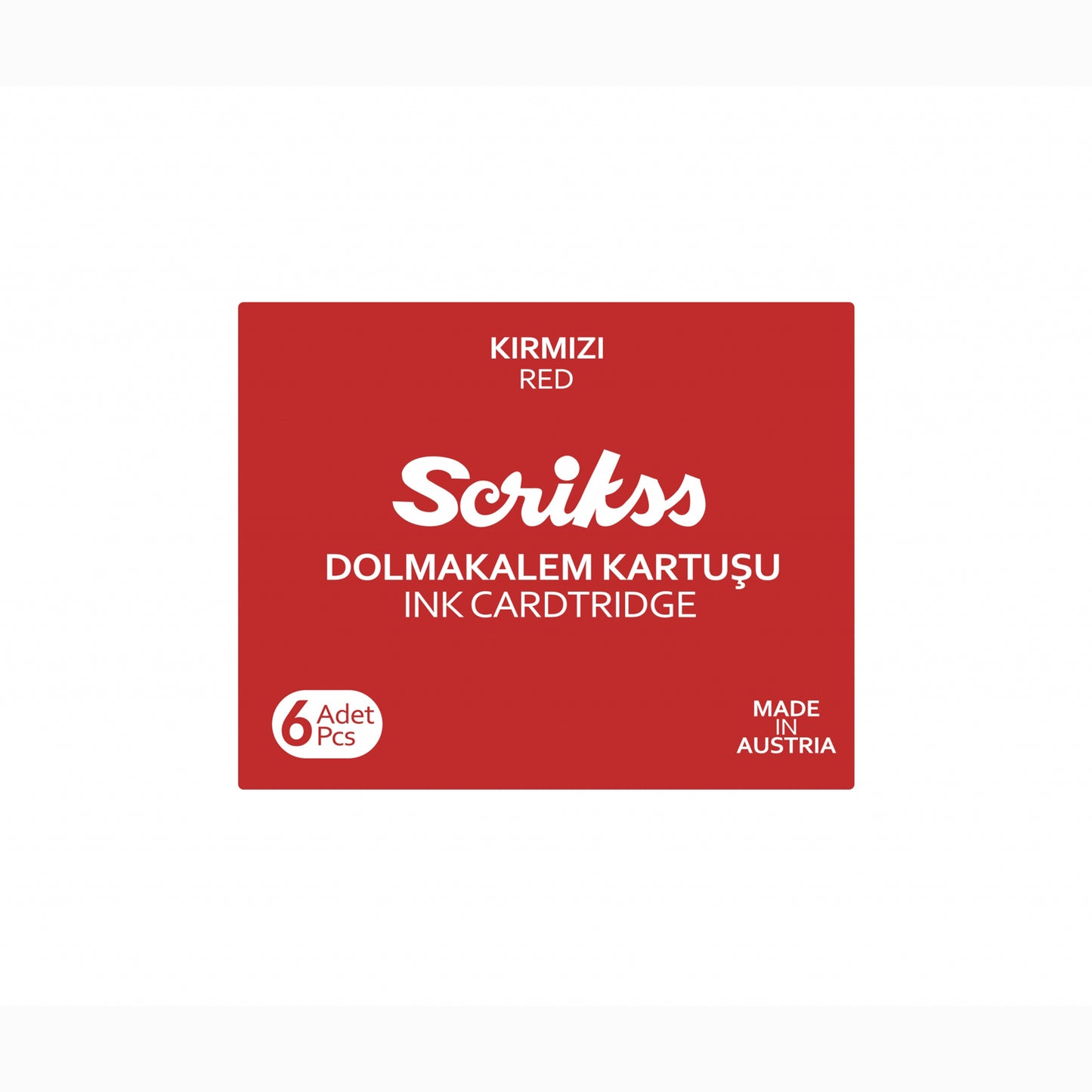 Scrikss - მელნის კარტრიჯი ჭავლური კალმისთვის