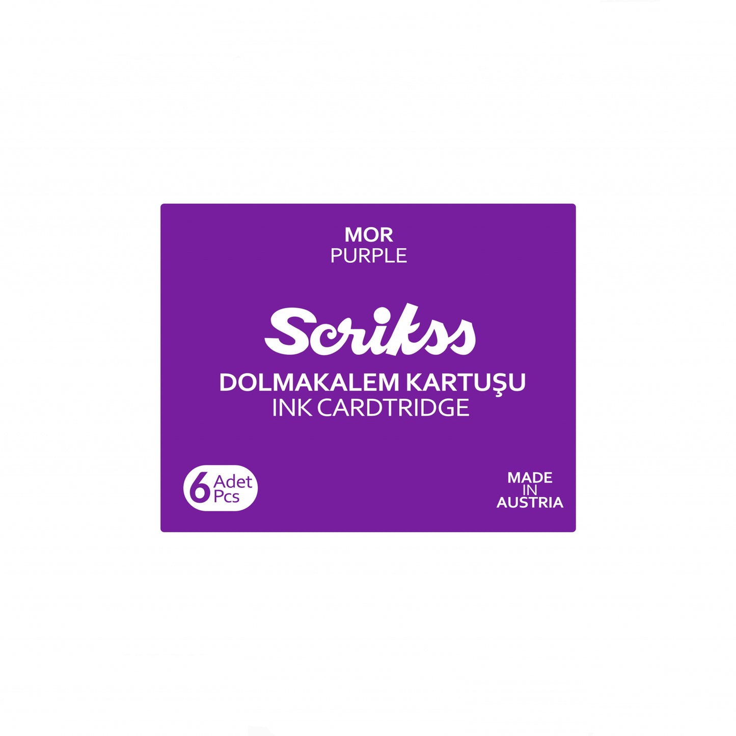 Scrikss - მელნის კარტრიჯი ჭავლური კალმისთვის