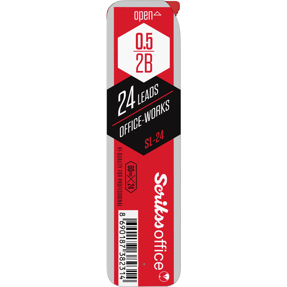 SCRIKSS - 2B 0.5მმ გრიფელი
