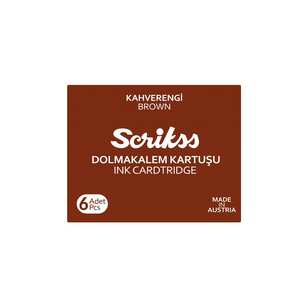 Scrikss - მელნის კარტრიჯი ჭავლური კალმისთვის