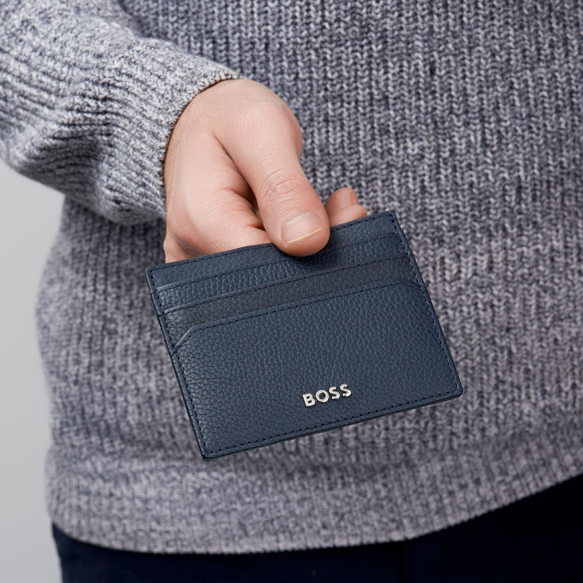 HUGO BOSS - Classic Grained საბარათე