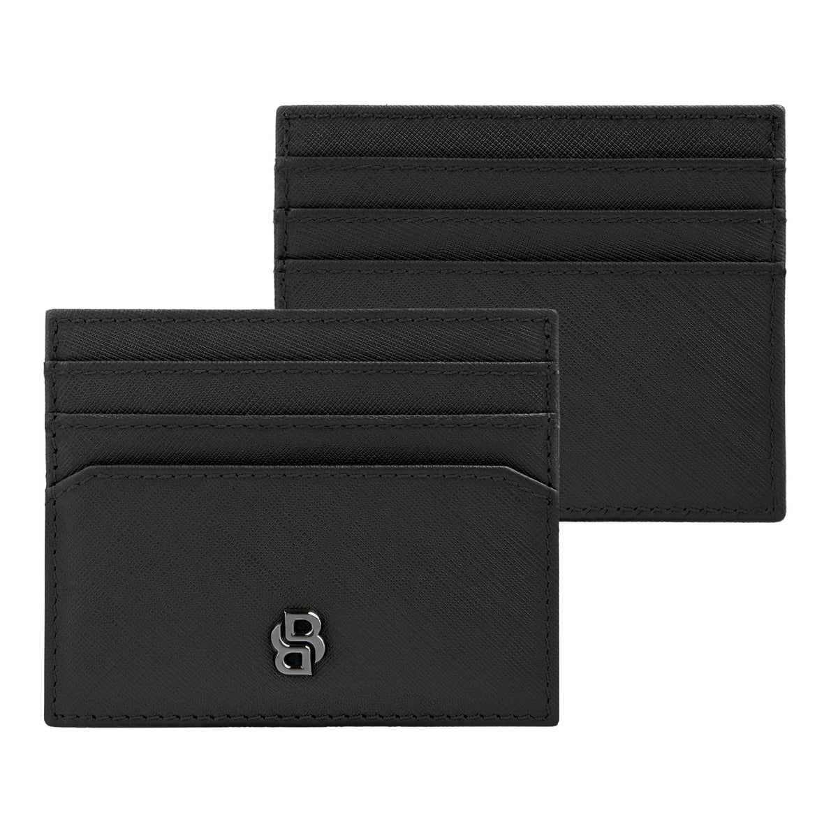 HUGO BOSS - Double B Saffiano საბარათე