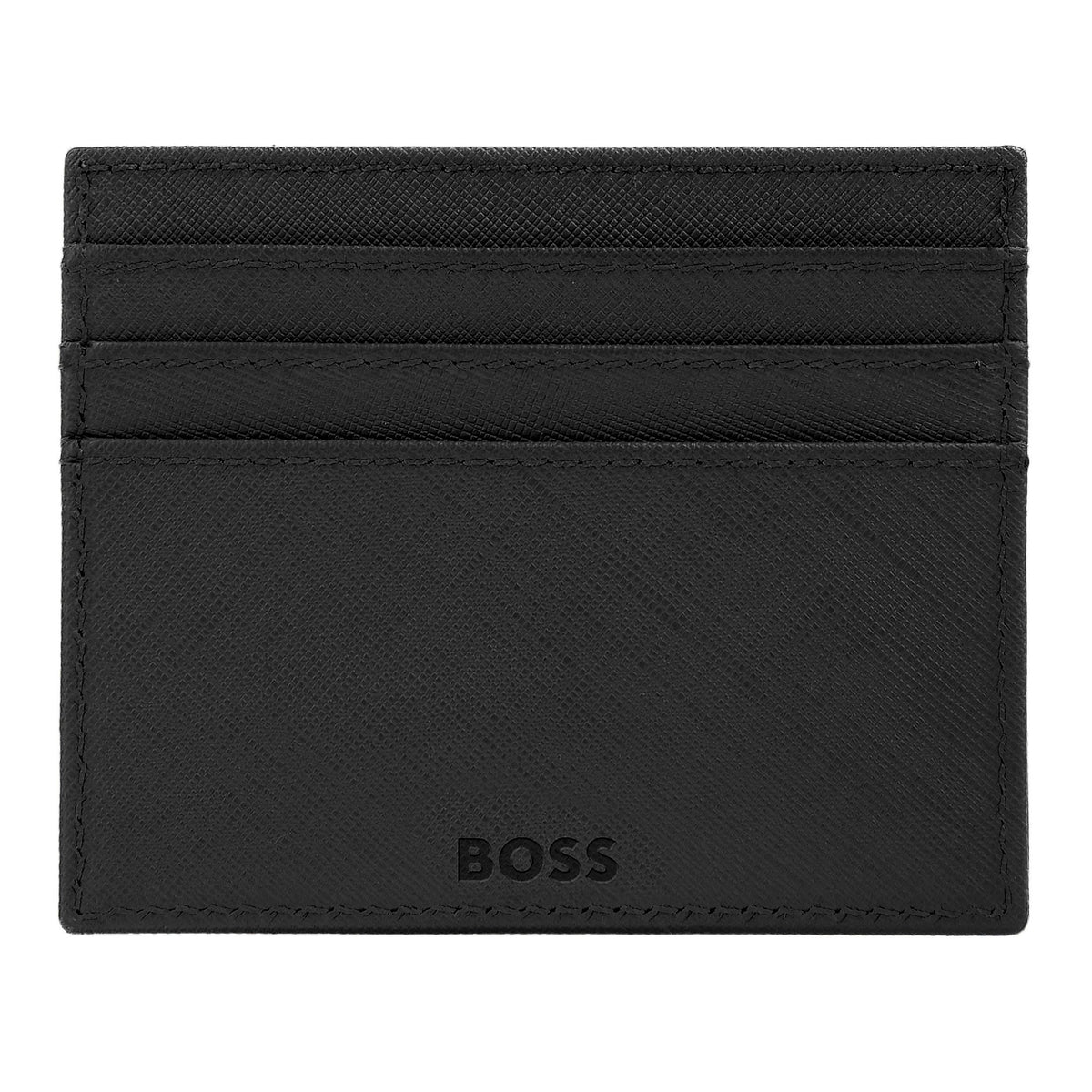 HUGO BOSS - Double B Saffiano საბარათე