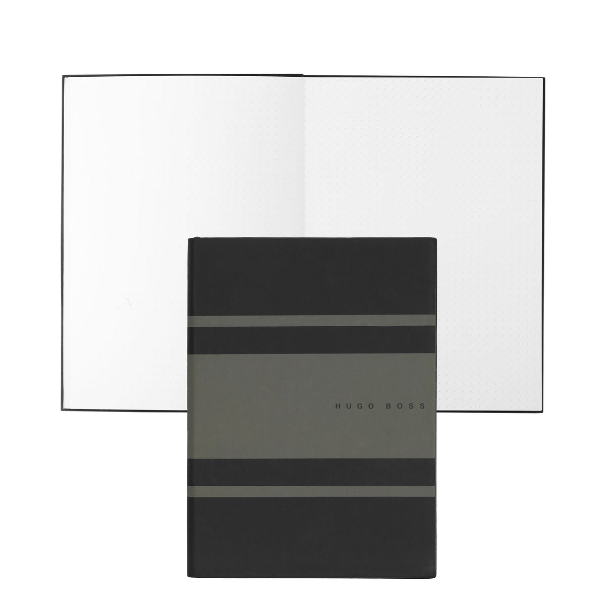 HUGO BOSS - A5 Essential Gear Matrix Khaki ბლოკნოტი