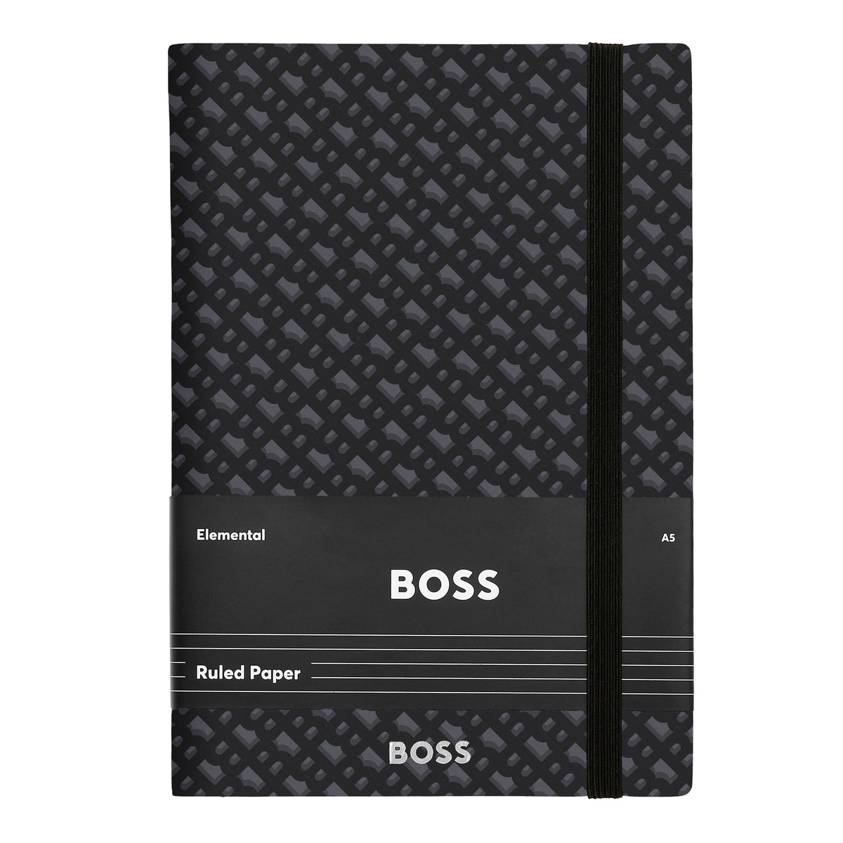 HUGO BOSS - A5 Monogram Grey Lined ბლოკნოტი