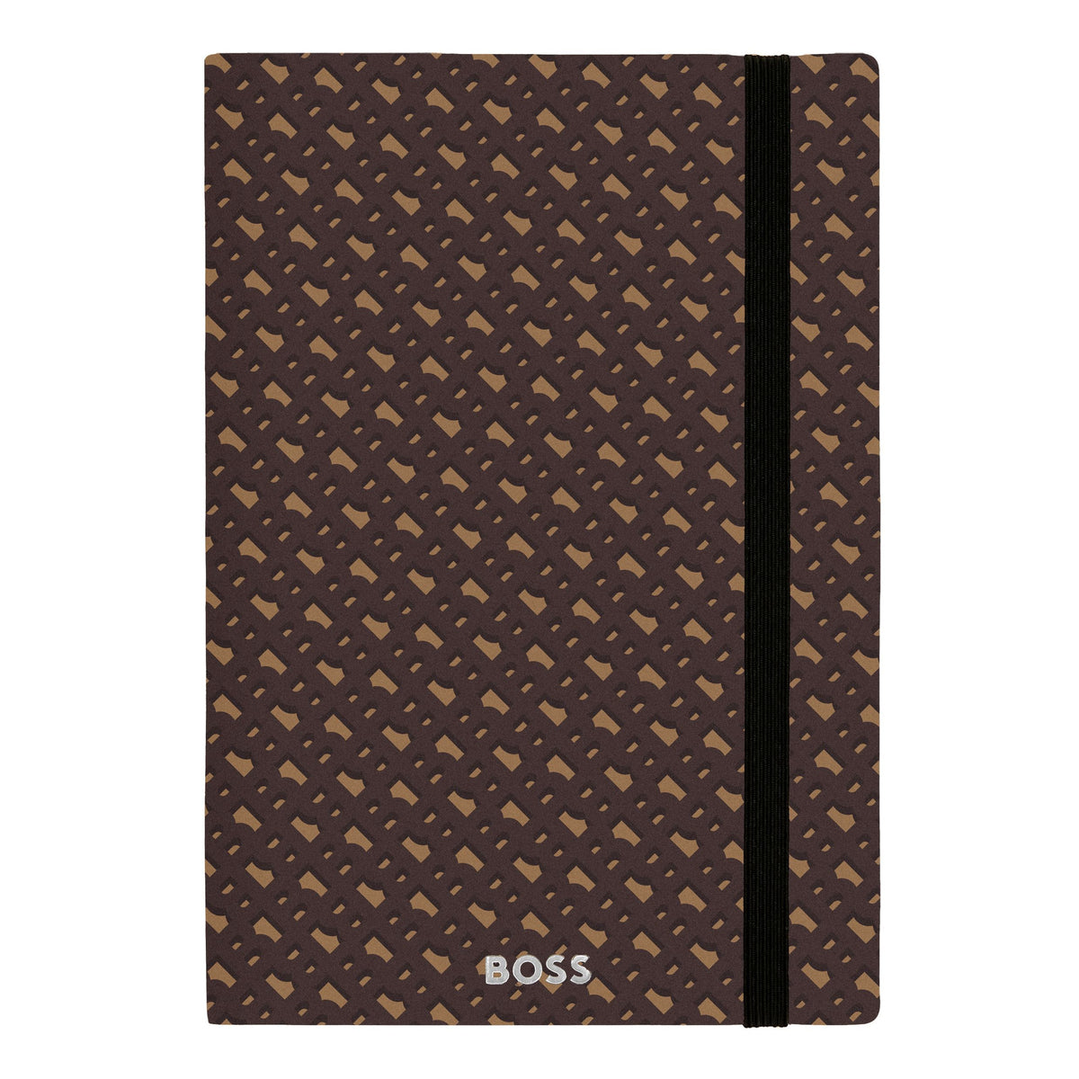HUGO BOSS - A5 Monogram Camel Lined ბლოკნოტი