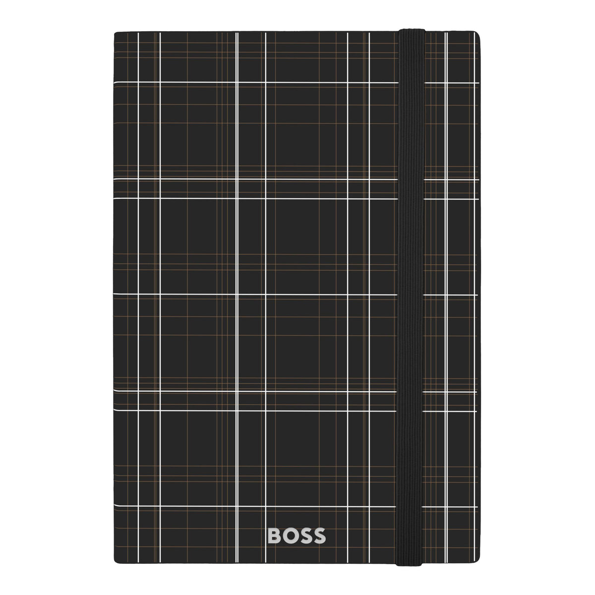 HUGO BOSS - A5 Checkered Black Lined ბლოკნოტი