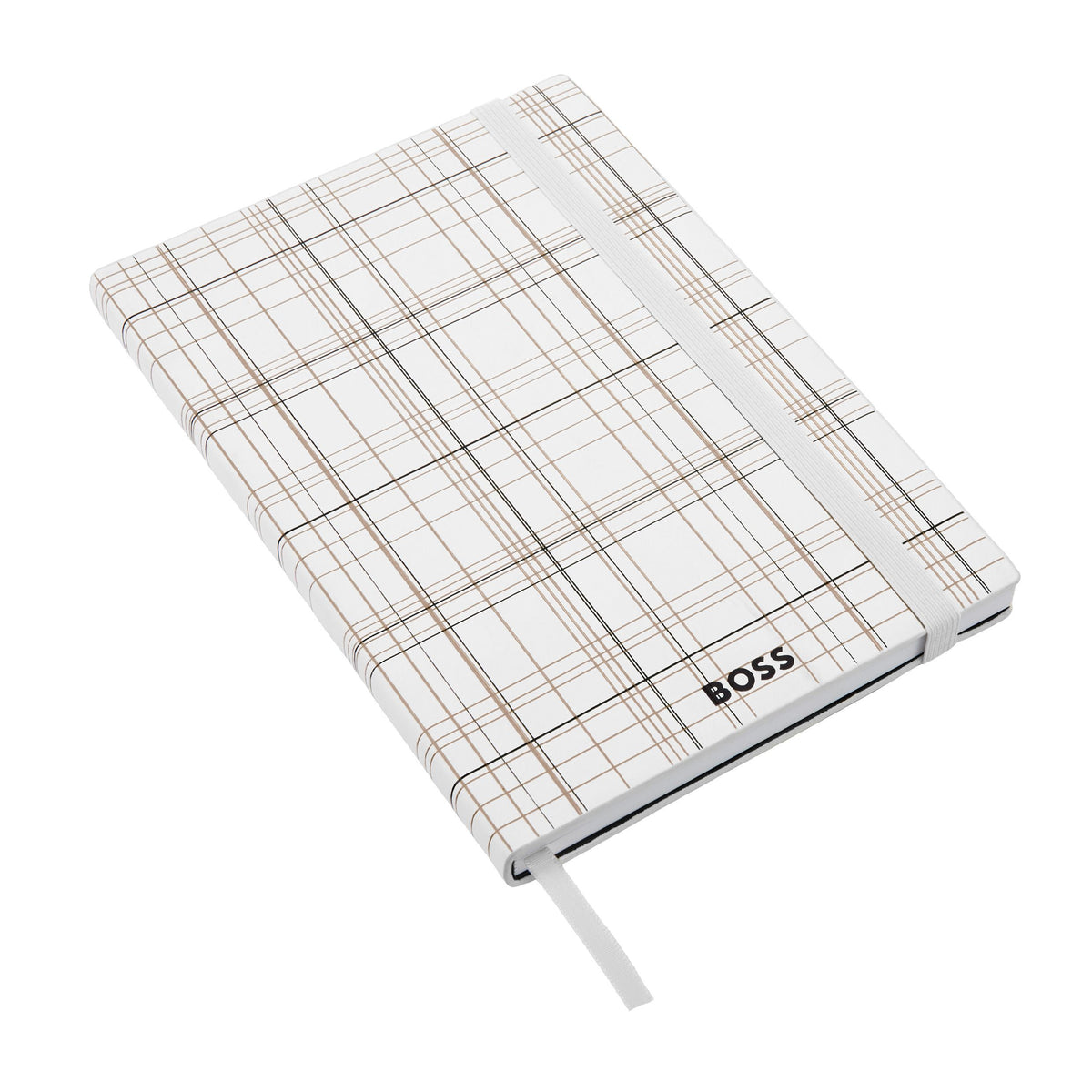 HUGO BOSS - A5 Checkered White Lined ბლოკნოტი