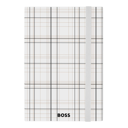 HUGO BOSS - A5 Checkered White Lined ბლოკნოტი