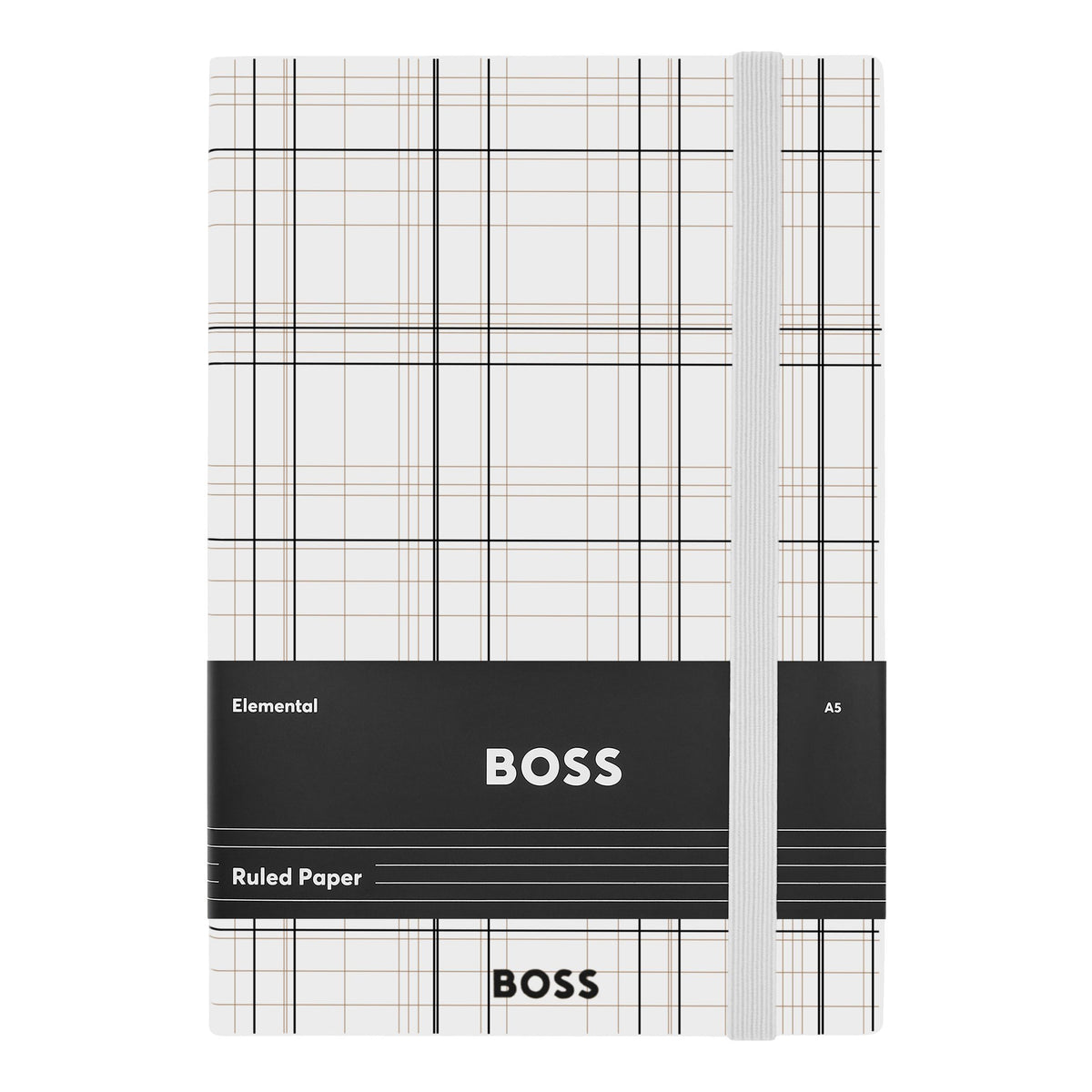 HUGO BOSS - A5 Checkered White Lined ბლოკნოტი
