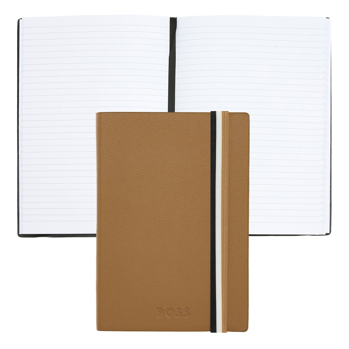 HUGO BOSS - A6 Iconic Camel Lined ბლოკნოტი