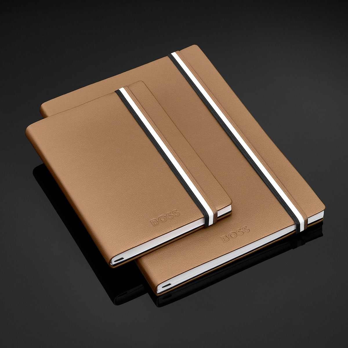 HUGO BOSS - A6 Iconic Camel Lined ბლოკნოტი