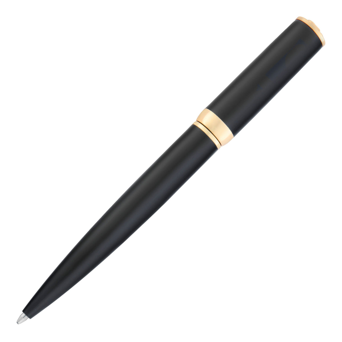 HUGO BOSS - Arche Double B Black & Gold ბურთულიანი კალამი
