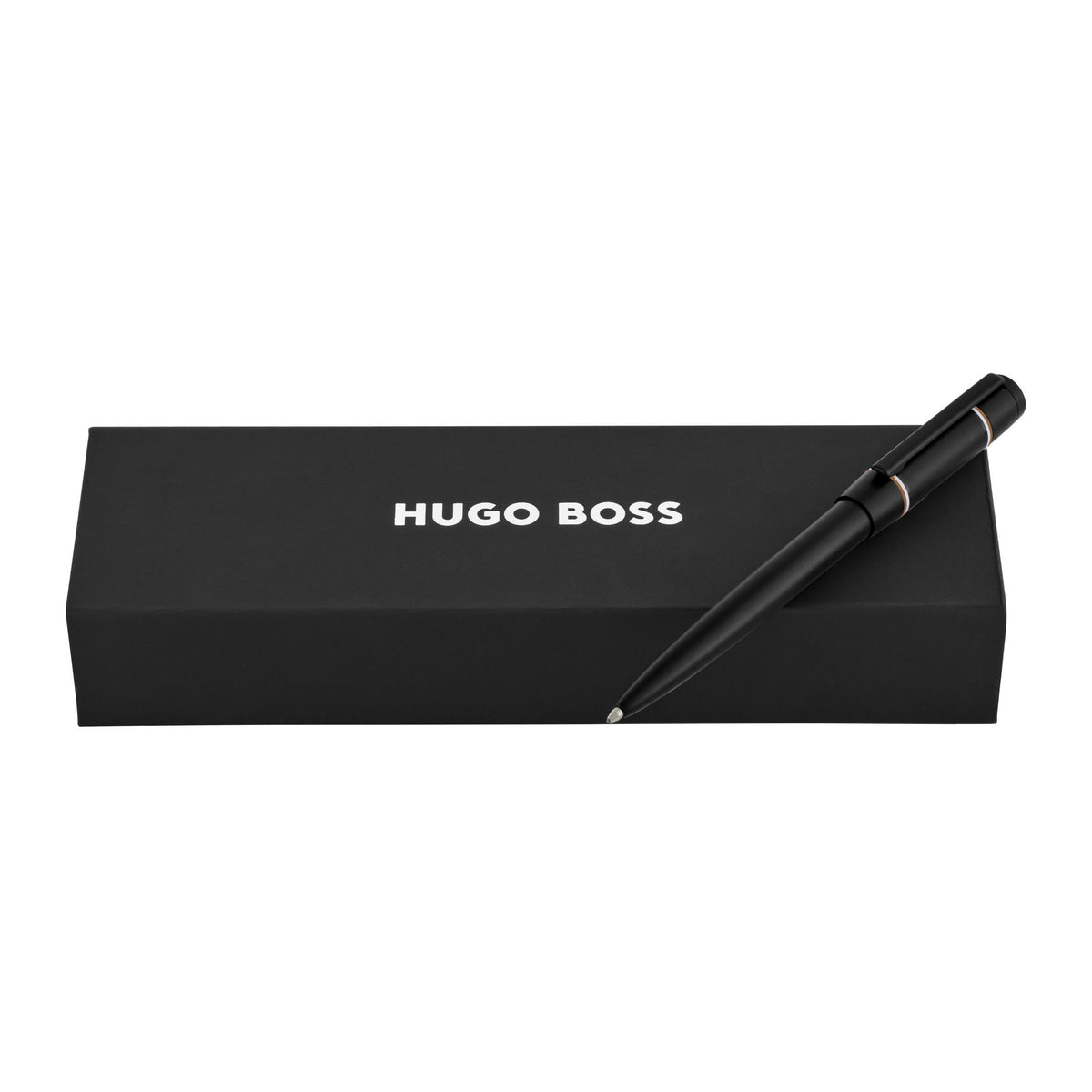 HUGO BOSS - Rive Varsity Black ბურთულიანი კალამი