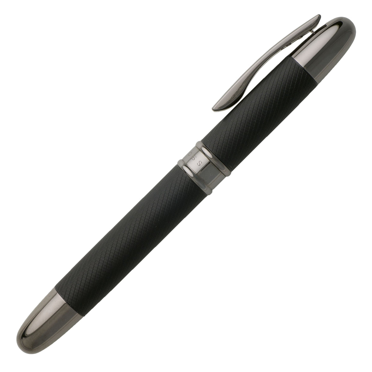 HUGO BOSS - Stripe Matte Black ჭავლური კალამი