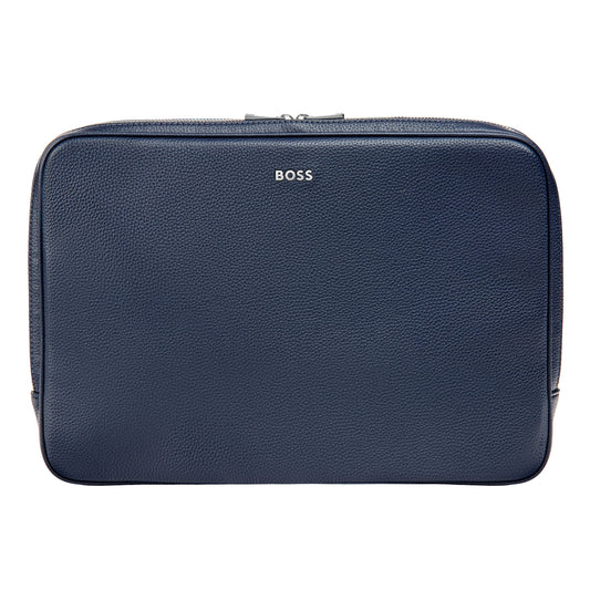 HUGO BOSS - Laptop Bag Classic Grained Navy ლეფტოპის ჩანთა