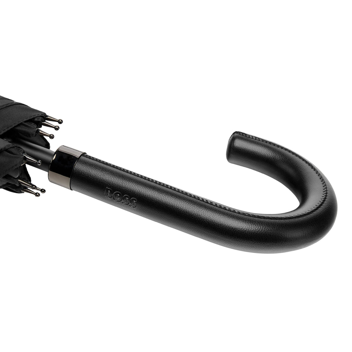 BOSS - Umbrella Chevron Dark Grey ქოლგა