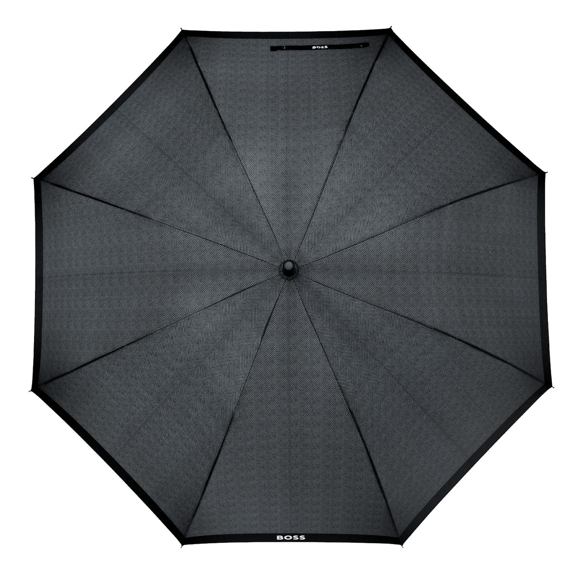 BOSS - Umbrella Chevron Dark Grey ქოლგა