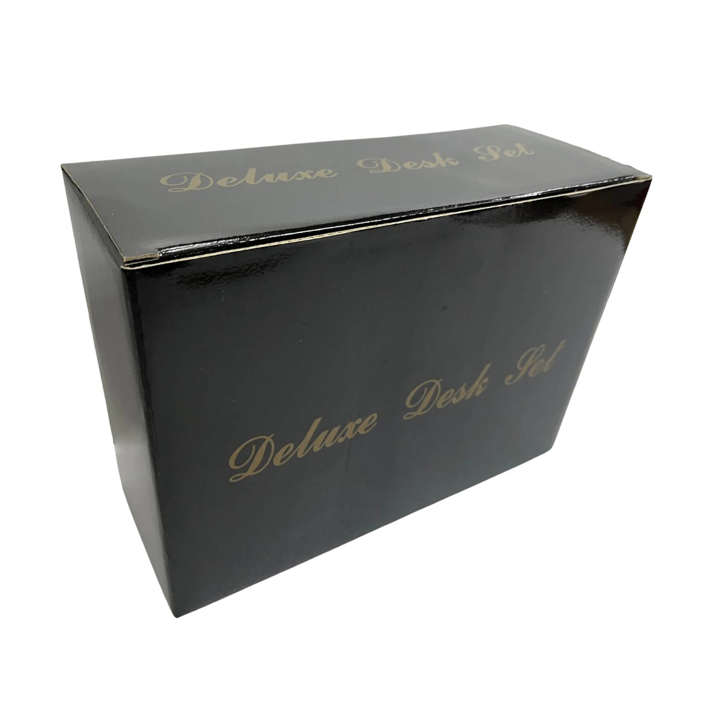 ხის სამაგიდე ნაკრები გლობუსი, საათი და კალამი