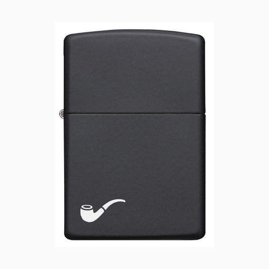 ZIPPO - 218PL Black Matte Pipe სანთებელა