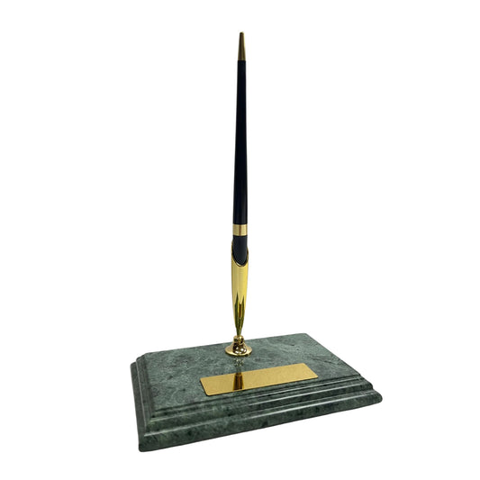 მარმარილოს სამაგიდე აქსესუარი კალმით