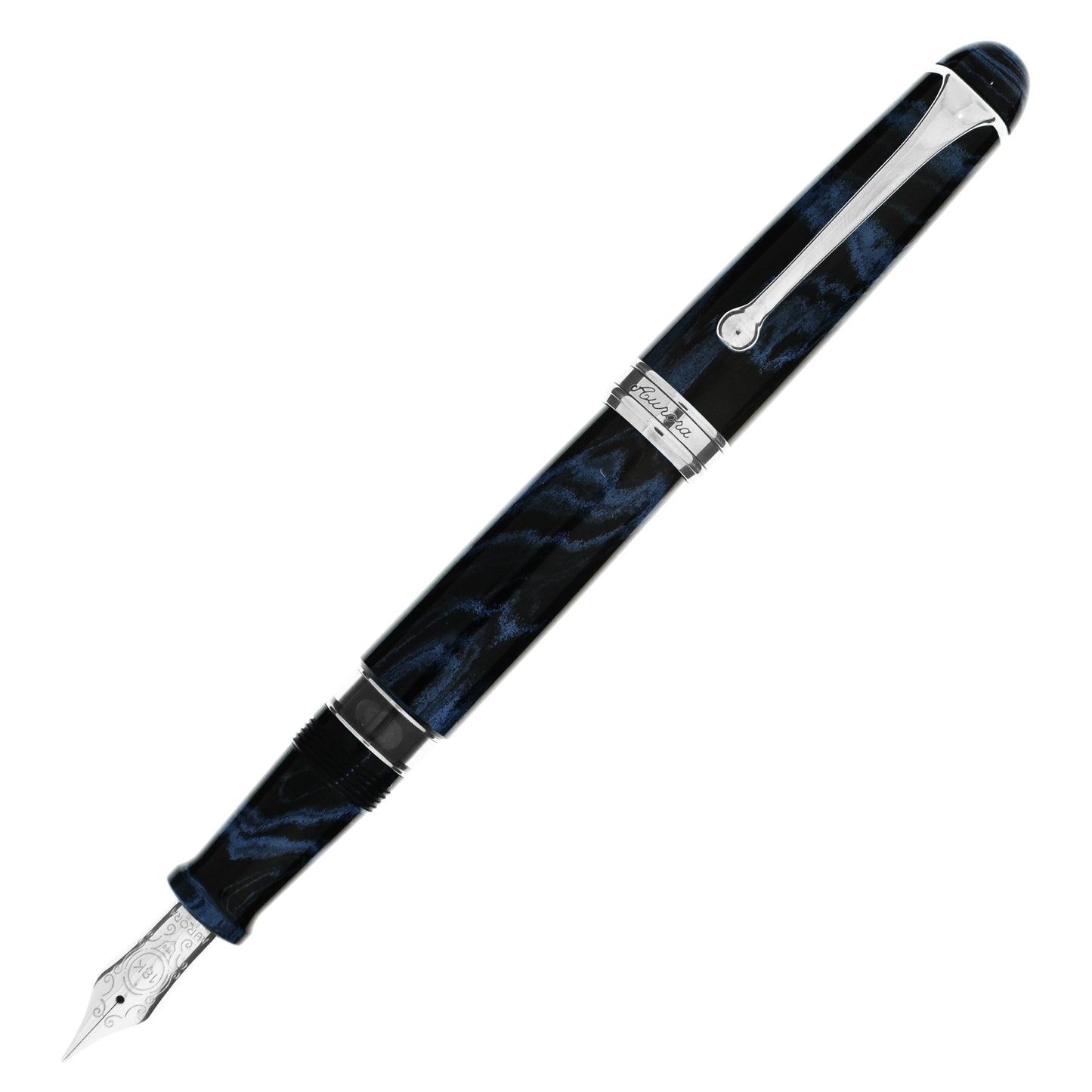 AURORA - 88 Ebonite Blue Limited Edition ჭავლური კალამი