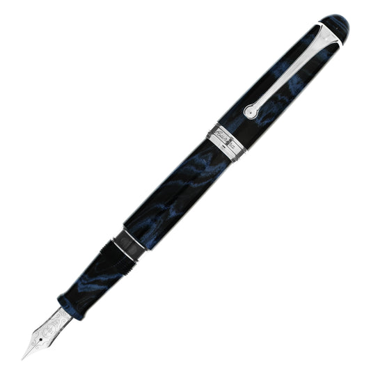 AURORA - 88 Ebonite Blue Limited Edition ჭავლური კალამი