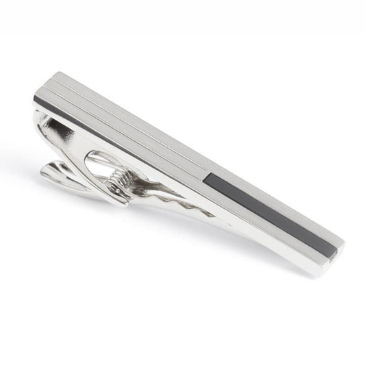 Simon Carter - Onyx Slice Tie Clip ჰალსტუხის სამაგრი