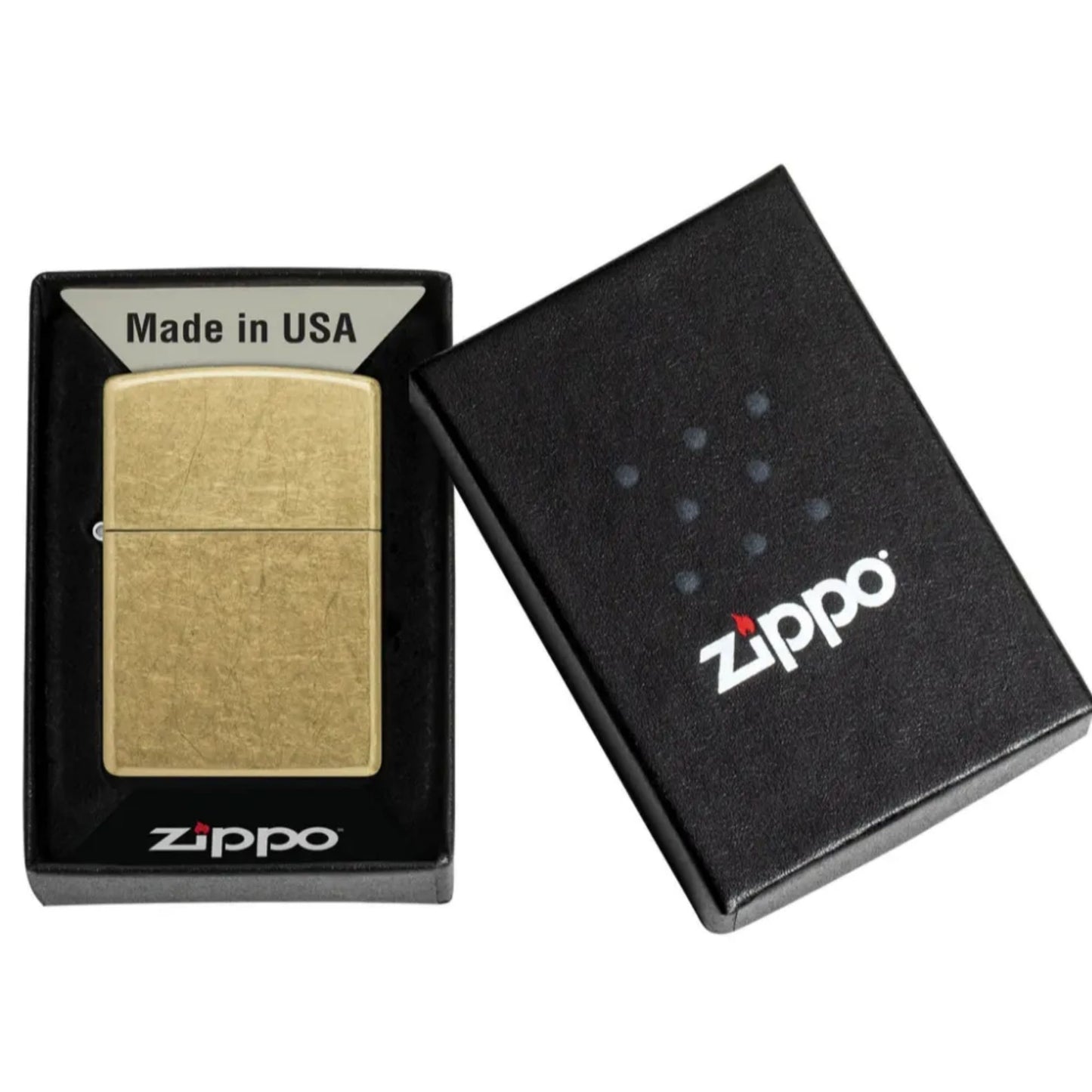 ZIPPO -  Classic Street Brass სანთებელა
