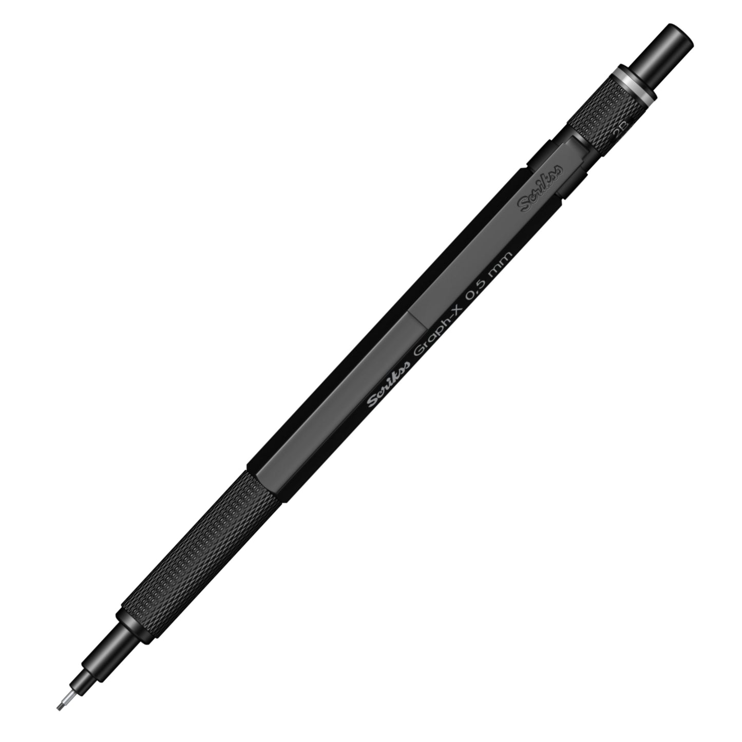 SCRIKSS - Graph-X 0.5 მმ Matt Black მექანიკური ფანქარი