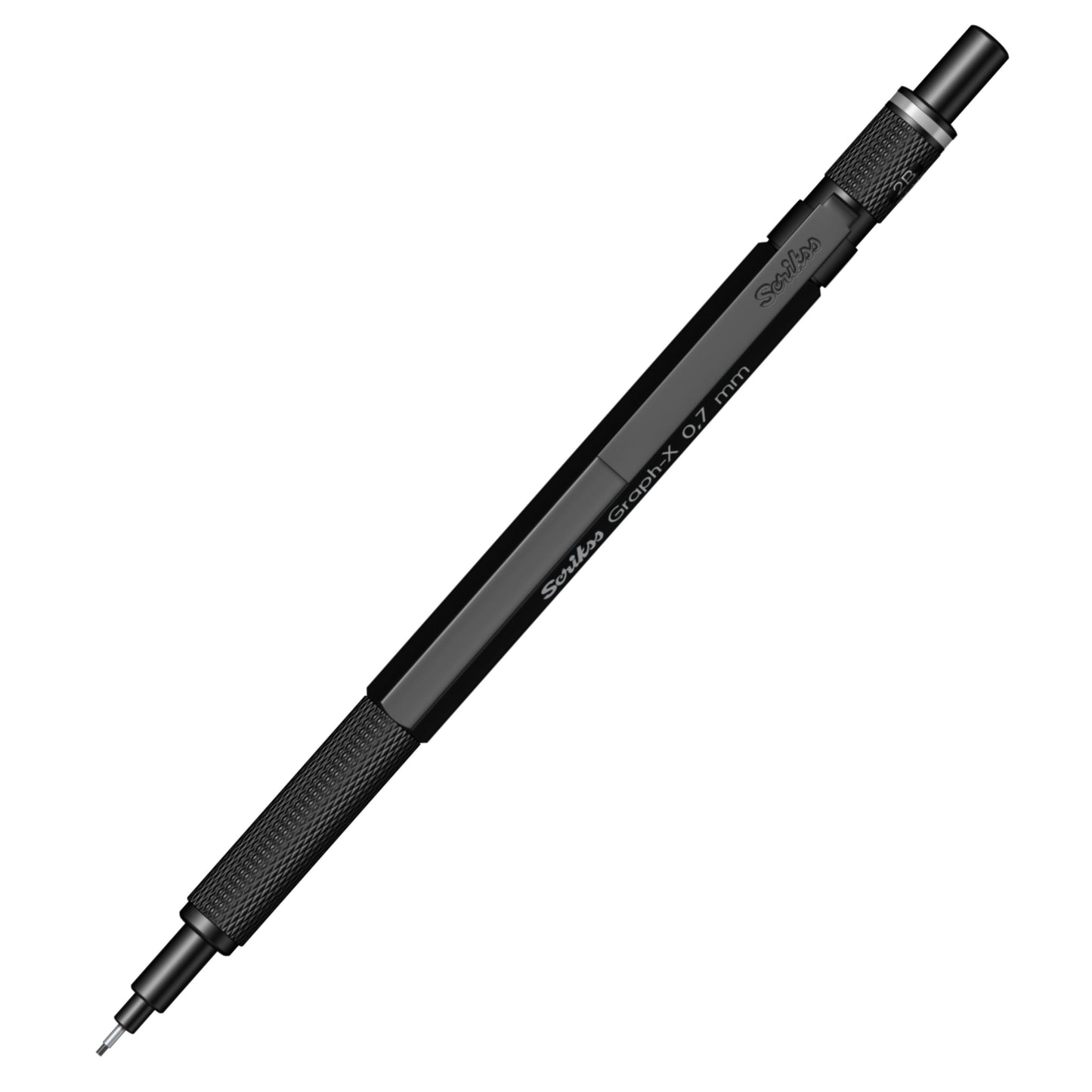 SCRIKSS - Graph-X 0.7 მმ Matt Black მექანიკური ფანქარი